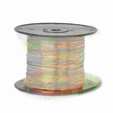 Bare Copper Wire, Buss Wire, 14 AWG, 500' Length, 0.0641 Diameter, Natural